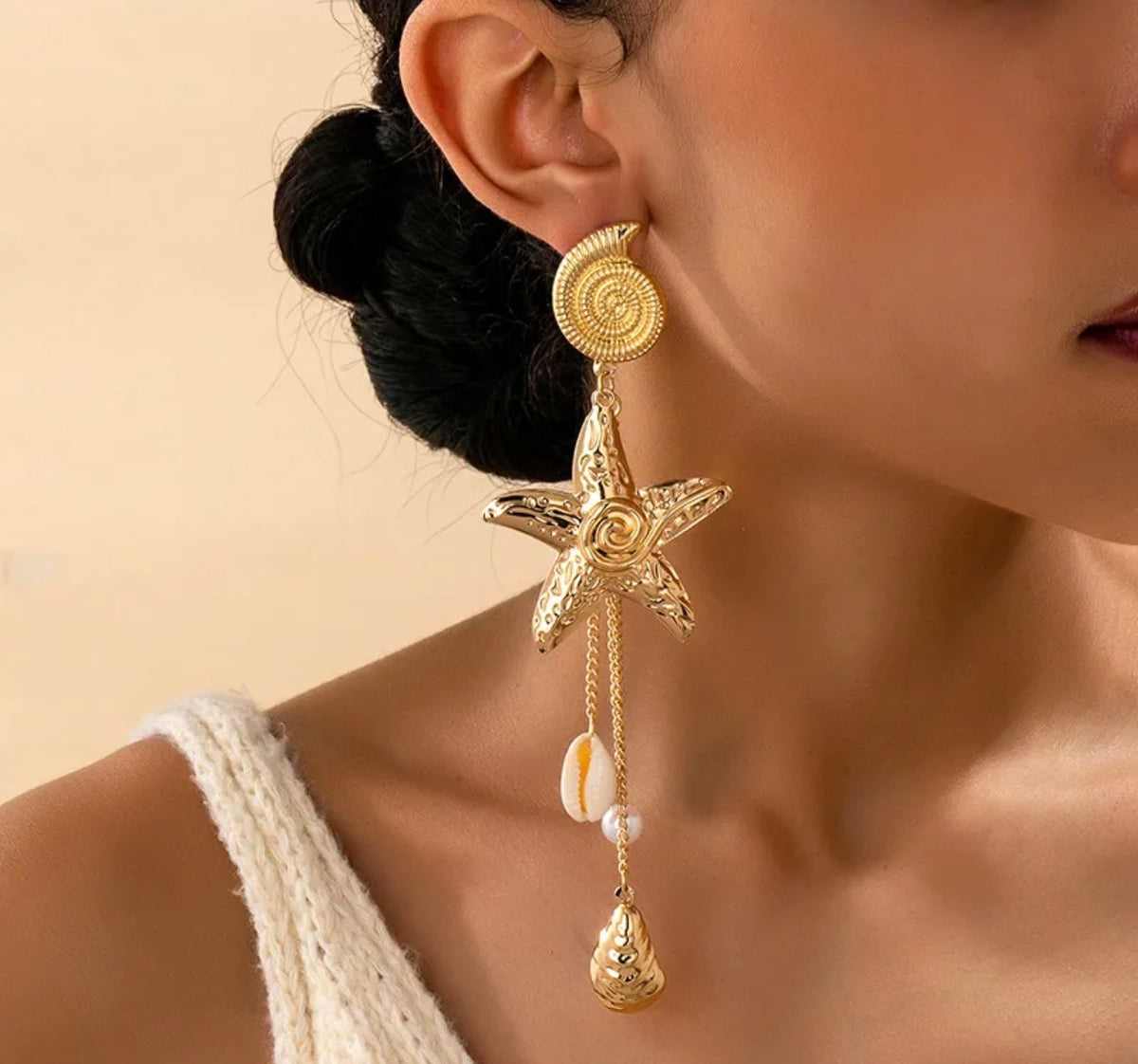 BOUCLE D'OREILLE NYMPHÉA